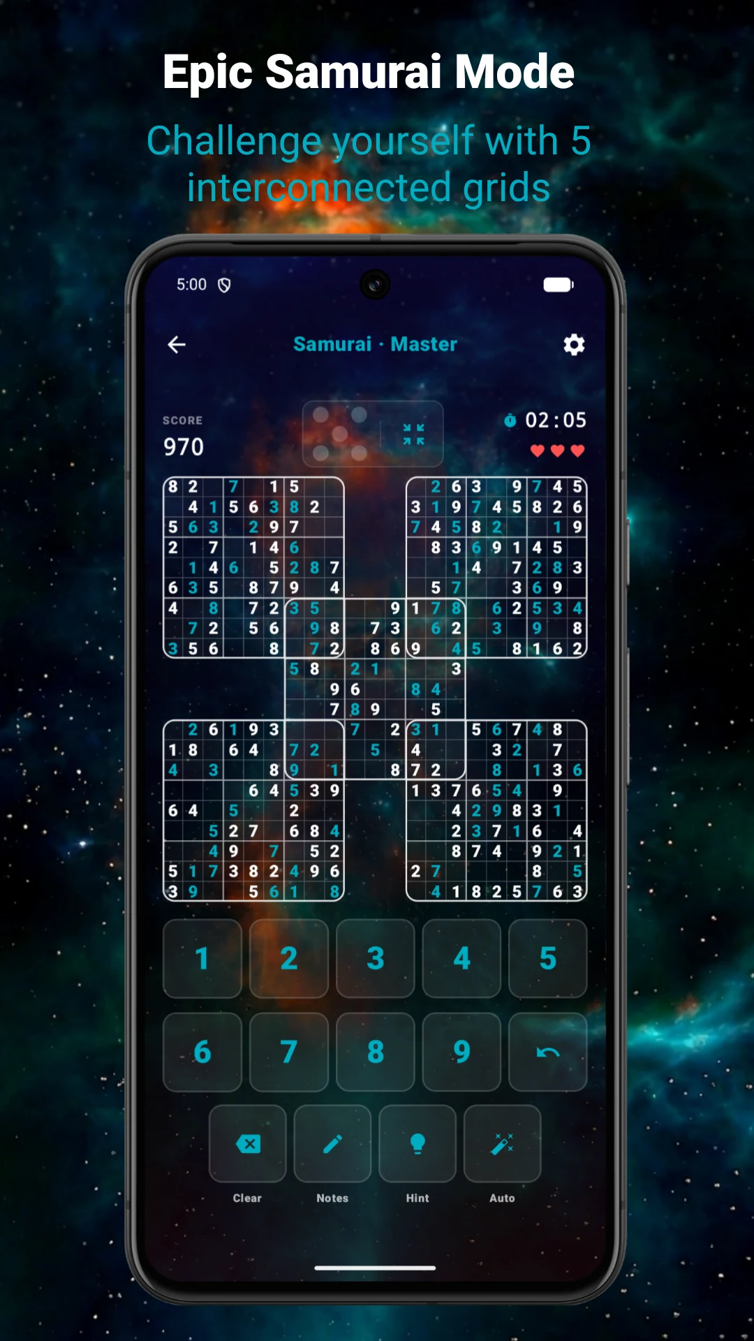 Sudoku: Samurai & Killer screenshot