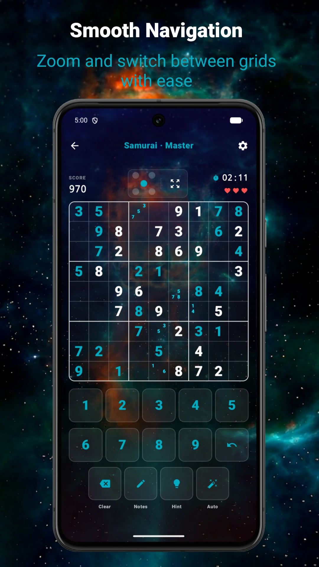 Sudoku: Samurai & Killer screenshot